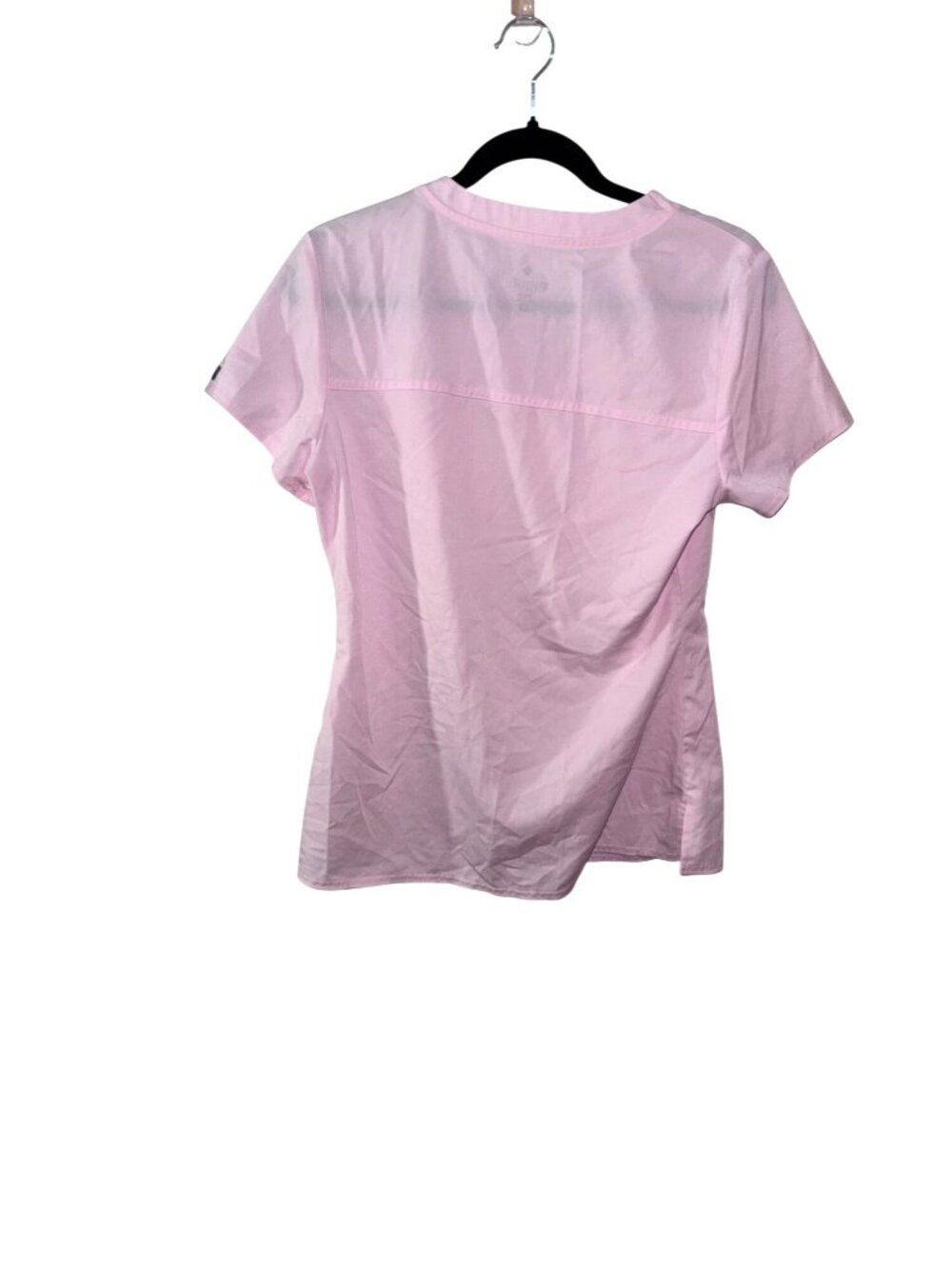 Med Couture Touch Womens Scrub Set Pink V-Neck Top S & Jogger Pants SP - Picture 4 of 12